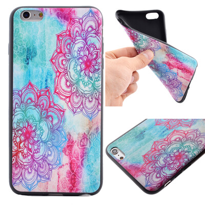 

Colorful Pattern Soft Thin TPU Rubber Silicone Gel Case Cover for IPHONE 6/6S