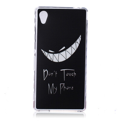 

Bad laugh Pattern Soft Thin TPU Rubber Silicone Gel Case Cover for SONY Xperia M4 Aqua