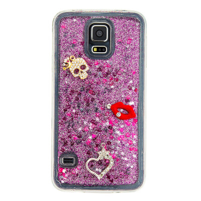 

Dynamic Quicksand Glitter Liquid Soft TPU Case Cover For SAMSUNG S5