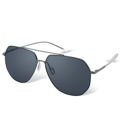 

Blue (Bluekiki) nylon lens sunglasses male color film sunglasses driving mirror sunglasses 5101 silver frame white mercury