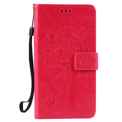 

Rose Tree Design PU Leather Flip Cover Wallet Card Holder Case for HTC 830