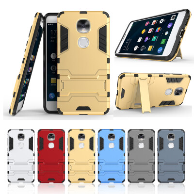 

Gold Slim Robot Armor Kickstand Shockproof Hard Rugged Rubber Back Case For LETV x720/2S Pro