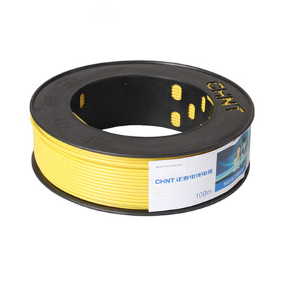 

Zhengtai (CHNT) wire and cable 1.5 square yellow 100 meters single copper lighting power cord