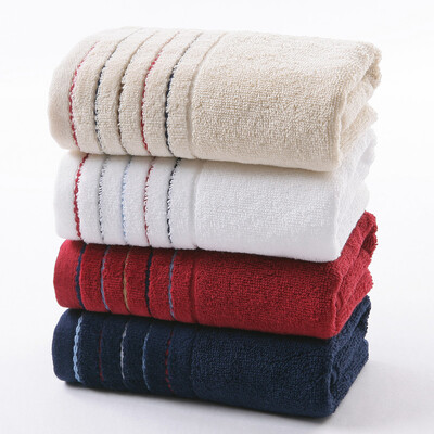 

Gold towel home textiles cotton satin thickening towel four pieces installed