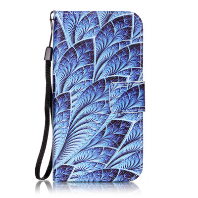 

Blue Dazzle Design PU Leather Flip Cover Wallet Card Holder Case for Google Pixel