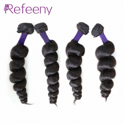 

Brazilian Loose Wave Virgin Hair 4Pcs Cheap Hair Bundles Real Brazilian Human Hair Extensions Brazilian Virgin Hair Loose Curl