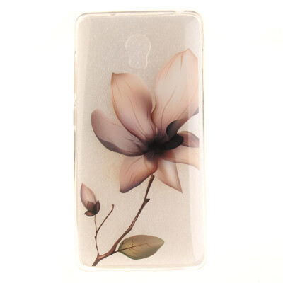 

Magnolia flower Pattern Soft Thin TPU Rubber Silicone Gel Case Cover for Lenovo Vibe P1