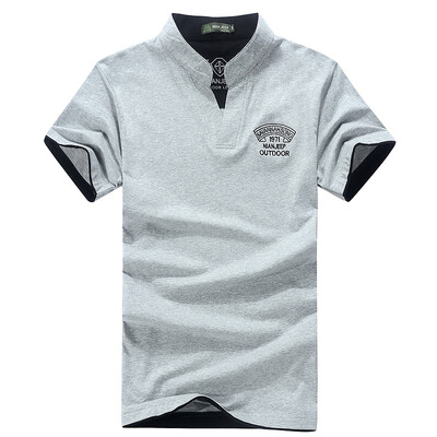 

Jeep Shield (NIAN JEEP) Футболка с коротким рукавом Мужская V-образная вырезка Outdoor Mountaineering Leisure T-Shirt 9251 Серый 3XL