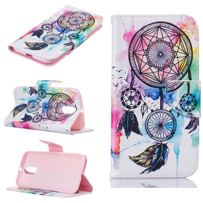 

Dreamcatcher Design PU Leather Flip Cover Wallet Card Holder Case for Moto G4/G4 Plus