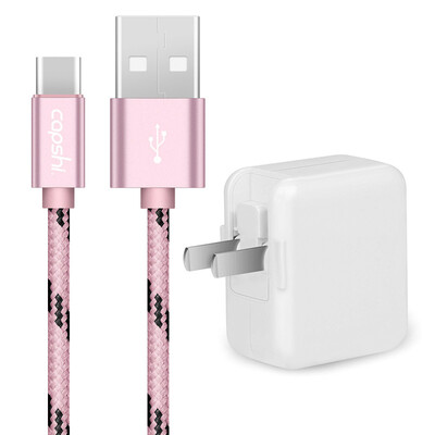 

Capshi Type-C data cable Andrews charging line 1 m rose gold 2A mobile phone charger plug set U1 for Huawei P9 mate9 glory V8 music millet 5