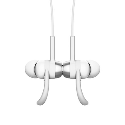 

Baseus B11 magnetic breathing wireless movement 41 Bluetooth headset running ears ear ear music earphones silver white