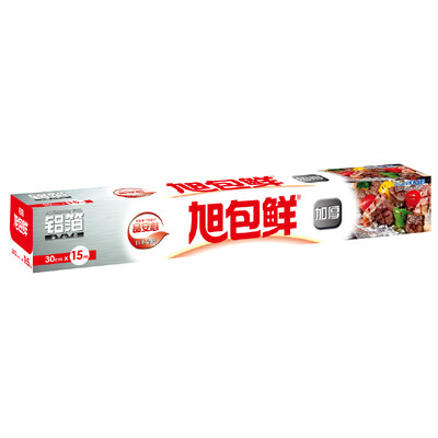 

Jingdong Supermarket Asahi Bao Japanese brand disposable aluminum foil 30cm 8m thick barbecue tin paper food cooking oven baking paper