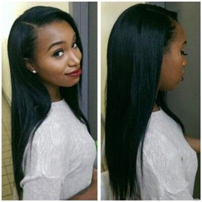 

Brazilian Straight Hair Full Lace Human Hair Wigs 130% Density Black Women Glueless Full Lace Wigs