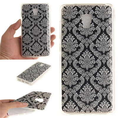

Totem flowers Pattern Soft Thin TPU Rubber Silicone Gel Case Cover for Lenovo VIBE P1