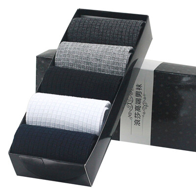 

[Jingdong supermarket] Langsha socks male cotton sports socks double needle thin boat socks 5 pairs of mixed color uniform