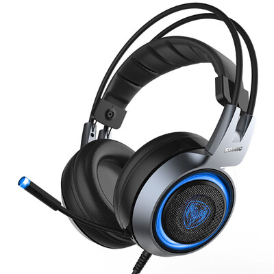 

SOMIC G951 игровая гарнитура компьютерная гарнитура шумоподавление вибрация самоидентификация привод светодиодный дышащий свет
