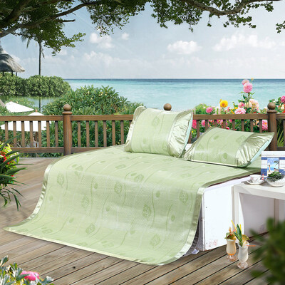 

Mercury Home Textiles Brisbane Sparkling Matte Glossy Tengxi (зеленый) Double Cool Mat 150 * 200cm