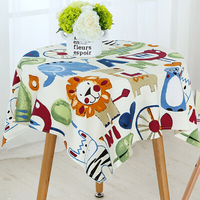 

Green reed cotton linen tablecloth tablecloth coffee table cloth children play 130 * 180cm 1 installed