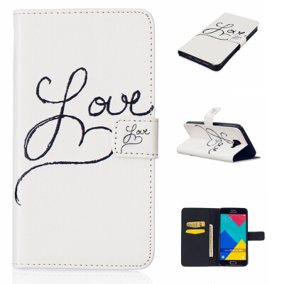 

Love Design PU Leather Flip Cover Wallet Card Holder Case for SAMSUNG GALAXY A5 2016A510