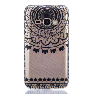 

Black wind chimes Pattern Soft Thin TPU Rubber Silicone Gel Case Cover for SAMSUNG Galaxy J1 2016/J120F