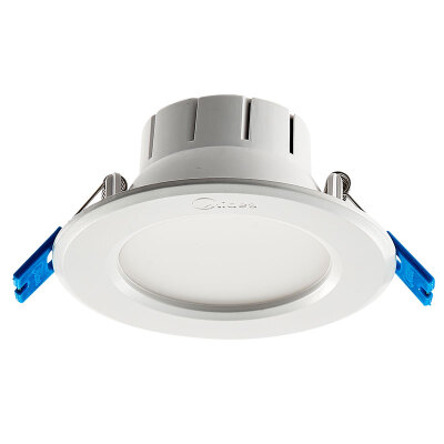 

Midea (Midea) LED ultra-thin lamp downlight living room restaurant lights 4w white white light hole 8cm