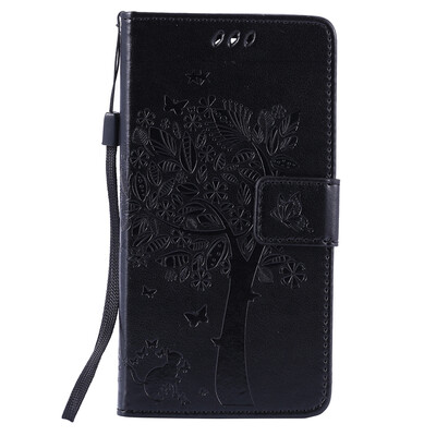 

Black Tree Design PU Leather Flip Cover Wallet Card Holder Case for LG G4MINI