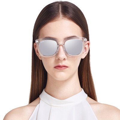 

Wei Gou&39s VEGOOS 9073 polarized sunglasses female models fashion face frame big frame driving mirror glasses sunglasses transparent frame mirror mercury