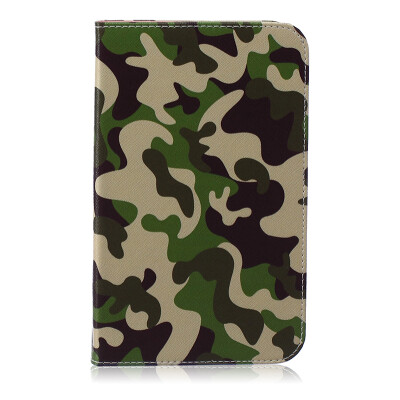 

Camouflage Style Embossing Classic Flip Cover with Stand Function and Credit Card Slot for SAMSUNG GALAXY Tab3 Lite T111