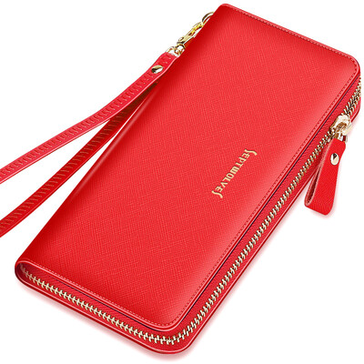 

Seven wolves SEPTWOLVES handbags ladies handbags fashion trend series long wallet holding bag wild multi-function hand bag wallet apricot 8A3855071-33