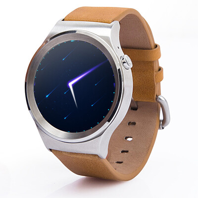

TOMOON T-ripple smart watch brushed silver tomos system then call the water meter step heart rate DIY watch remote control camera