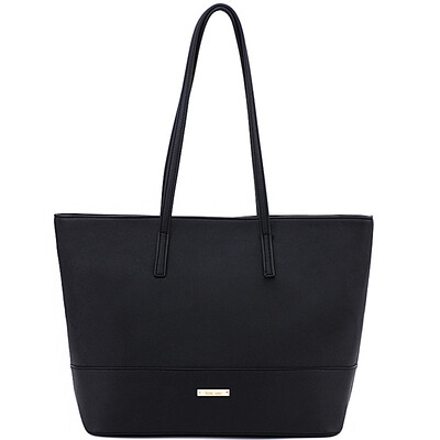 

DEER LOVE Shoulder Bag Fashion Simple Large Capacity Casual Handbag Bag LE17027-20 Black