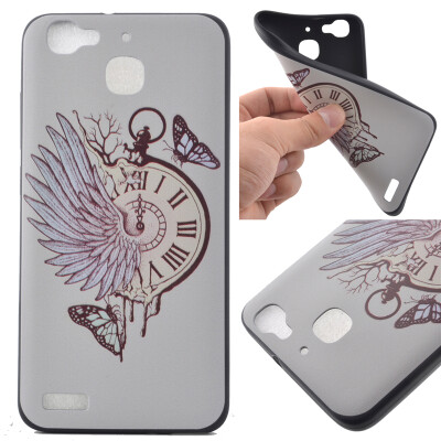 

Pocket watch Pattern Soft Thin TPU Rubber Silicone Gel Case Cover for Huawei Enjoy 5SGR3