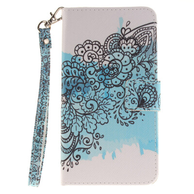 

Butterfly flowers Design PU Leather Flip Cover Wallet Card Holder Case for LG G4