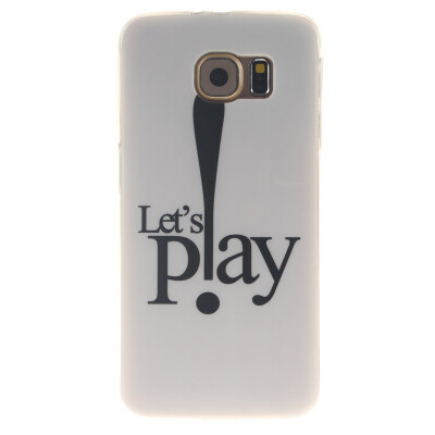 

Let's Play Pattern Soft Thin TPU Rubber Silicone Gel Case Cover for SAMSUNG GALAXY S6 G920