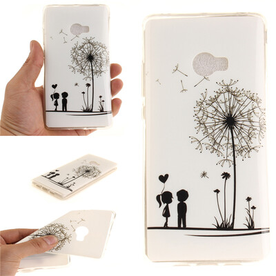 

Lovers&dandelion Pattern Soft Thin TPU Rubber Silicone Gel Case Cover for XIAOMI Note2
