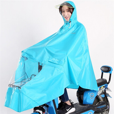 

Paradise transparent big eaves electric car poncho N151 lake blue uniform