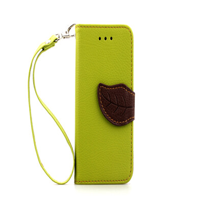 

Green Design PU Leather Flip Cover Wallet Card Holder Case for Apple iPhone 4G/4S