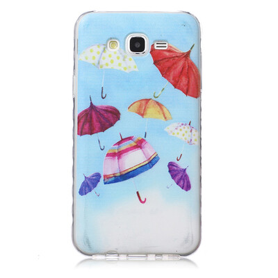 

umbrella Pattern Soft Thin TPU Rubber Silicone Gel Case Cover for SAMSUNG GALAXY J7