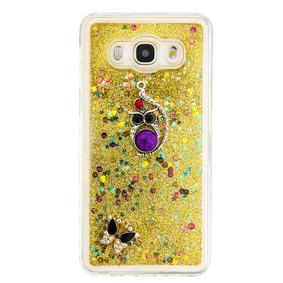 

Dynamic Quicksand Glitter Liquid Soft TPU Case Cover For SAMSUNG J510