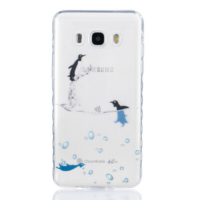 

Small dolphins Pattern Soft Thin TPU Rubber Silicone Gel Case Cover for SAMSUNG Galaxy J5 2016J510