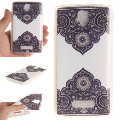 

Diagonal totem Pattern Soft Thin TPU Rubber Silicone Gel Case Cover for Lenovo A2010