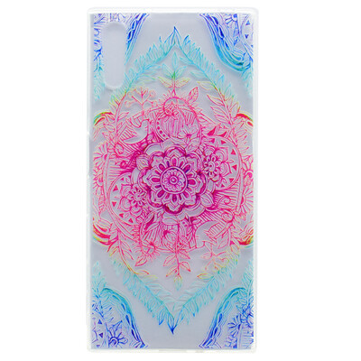 

Magic flower Pattern Soft Thin TPU Rubber Silicone Gel Case Cover for Sony Xperia XZ