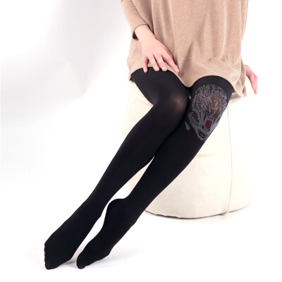 

【Jingdong Supermarket】 TOLORINIE stockings left leg knee tiger tattoo jacquard spring and summer rendering sexy pantyhose 【1 group】 K1117C1099