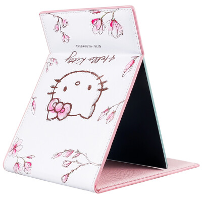 

HELLOKITTY Hello Kitty Desktop Folding Walkman Desk Table Mirror Team Team Benefit Creative Gift Birthday Gift Romantic Sakura 1802