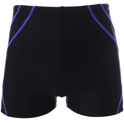 

[Jingdong Supermarket] YINGFA Yingfa new flat angle swim trunks 3617-1 pure black XXL