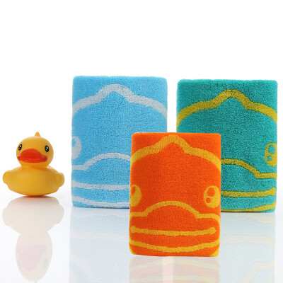 

Pepsi sweet B.Duck small yellow duck cotton bath towel cotton adult adult children can be boxed thick 400 grams of blue