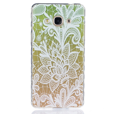 

Rose Pattern Soft Thin TPU Rubber Silicone Gel Case Cover for SAMSUNG GALAXY J3 Pro