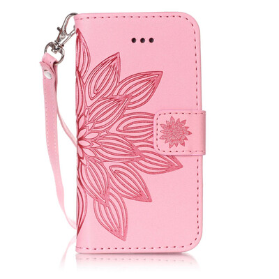 

Pink Flower Design PU Leather Flip Cover Wallet Card Holder Case for IPHONE 6PLUS