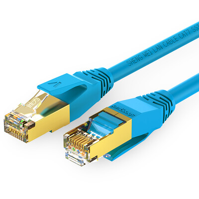 

Wins (shengwei) LC-7030C инженерный класс 7 сетевой кабель Cat7 огнестойкий плюс семь типов экранированной витой пары 3 м синий 10G готовый высокоскоростной широкополосный компьютер