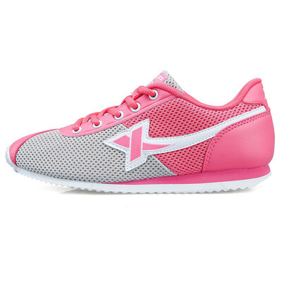 

Специальный шаг (XTEP) женский модный удобный сетчатый дышащий движок Agan Casual shoes 986218329973 серый красный 35